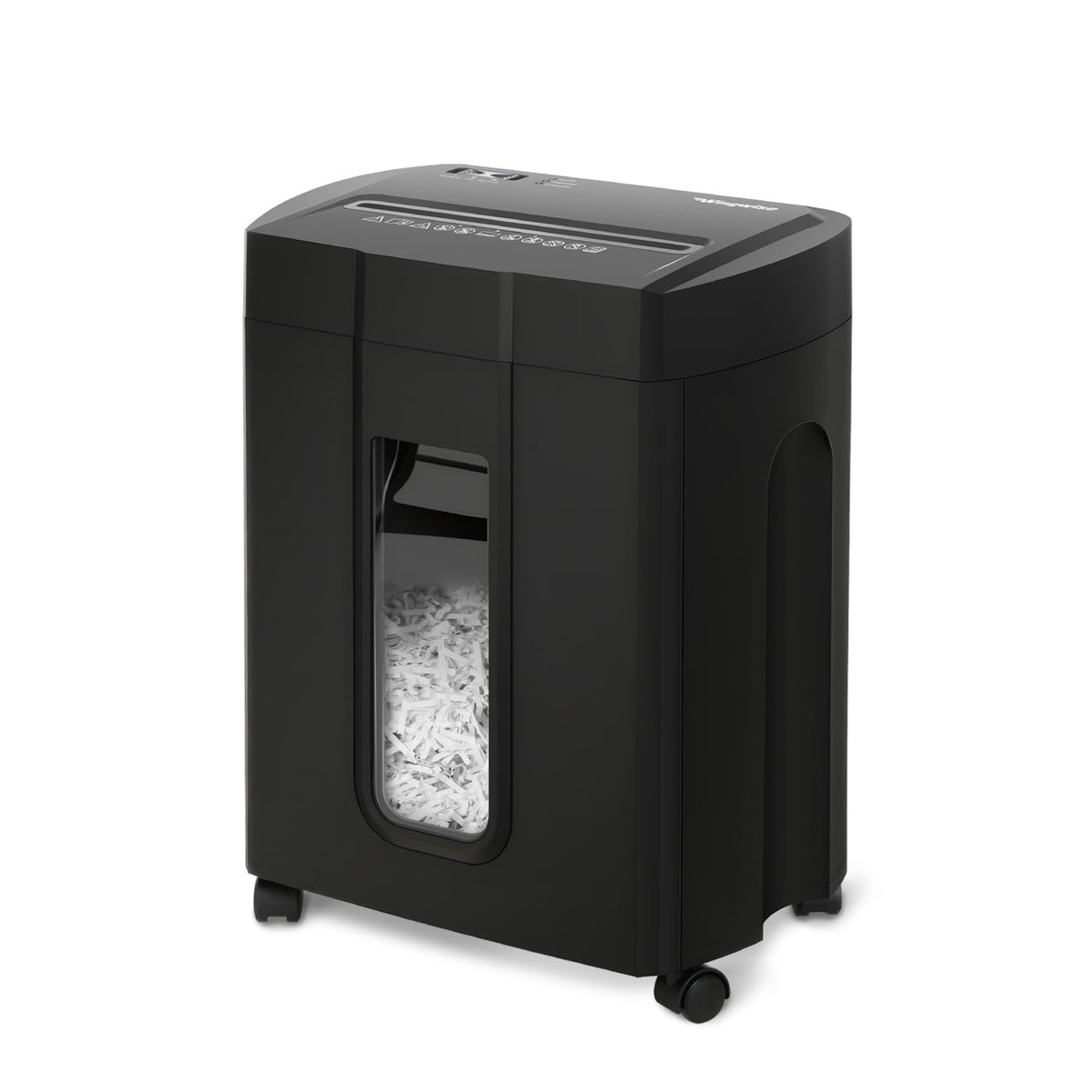 Low Noise 48dB Paper Shredder for Home, 15-Sheet Cross Cut, CD/Credit ...