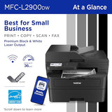Brother MFC-L2900DW Wireless Compact Monochrome All-in-One Laser Printer with Duplex Copy & Scan,