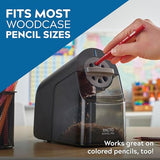 X-ACTO Pencil Sharpener, School Pro Electric Pencil Sharpener, With Six Size Dial, XL Shavings Bin, Black, 1 Count - Heavy Duty