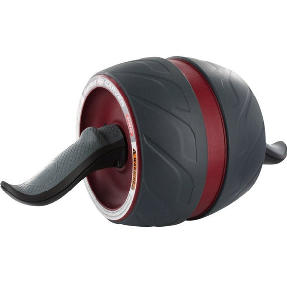 Perfect Fitness Ab Carver Pro Roller Wheel With Built In Spring Resistance, At Home Core Workout Equipment, Red Perfect Fitness