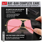 Ray-Ban x Dolce Gabbana Edition RB3138M SHOOTER Aviator Sunglass with Kit