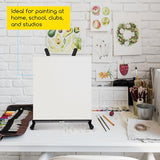 10 Pcs Artist Tabletop Display Easel, Aluminum Tripod Easel for Painting, Collapsible Folding Frame Easel