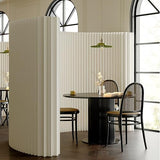 Foldable Kraft Paper Room Divider - Freestanding Privacy Screen, Adjustable Partition Wall for Indoor Use