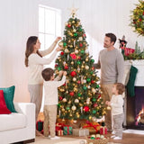 Best Choice Products 12ft Artificial Christmas Tree with LED Twinkling Lights