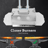 ATkrou 2 Burner Propane Blacksmith Forge Kit, 2600°F Metal Forge