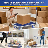 Foldable Push Cart Dolly | 330 lbs. Capacity | Heavy Duty Moving Platform Hand Truck