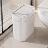 BXFIRS Intelligent Garbage Bin Made of ABS Material for Household Kitchen Bathroom Living Room Trash Cans(29.5 * 28.3 * 18cm)