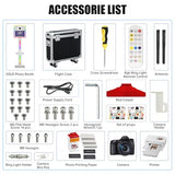 Mirror Photo Booth 15.6" with Camera and Printer,Selfie DSLR Mirror Photo Booth with Flight Case