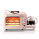 3 in 1 Breakfast Maker Station, Multifunction Breakfast Maker Machine with Mini Electric Oven, for Baking, Frying
