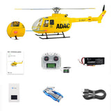 FLYWING BO105 rc Helicopters New ACE Flight Controller ADAC 470 Class Helicopter Fly Wing bo105 Scale Helicopter with LED Light one Click Return