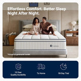 Avenco Queen Mattress 14 inch, Queen Hybrid Mattress in a Box