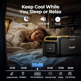 BougeRV 3500BTU Portable Air Conditioner, Camping AC Unit for Tent, Tent Air Conditioner with App Control, RV, Van Life, Small Room, Indoor & Outdoor Use (Upgraded)