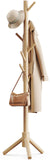 Coat Rack Sturdy Wooden Coat Rack Stand, Adjustable Coat Tree, Free Standing Tree Hanger Pipishell