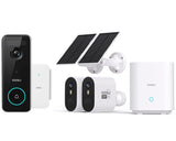 5MP SolarCam Max System 2-Cam-Kit + 5MP Doorbell Camera AOSU