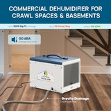 ARGENDON Dehumidifier for Crawlspace and Commercial 5-Year Limited Warranty