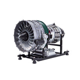 Turbofan Engine Model Kit That Works, DM119 1/10 Full Metal Mechanical Dual-Spool Aircraft Jet Engine Model, DIY Assembly 10 Hours Build Your Own Turbofan Engine for Adults (1000+PCS)
