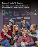 GlocalMe Numen Air 5G Hotspot with 50GB US/CA/MX Data 90Days, Portable WiFi Hotspot for Travel, Ultra High Speed Mobile Hotspot Device with Touch Screen, No SIM Card Required, 16 Connected Devices