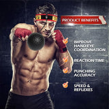 OLIKER Boxing Reflex Ball for Adults and Kids, 4 Levels Boxing Ball with Adjustable Headbands, Perfect for Reaction, Agility, Punching Speed (Set-1)
