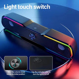 BXNSDFS LED Subwoofer Audio AUX Speaker Surround for PC Laptop Mobile Phone