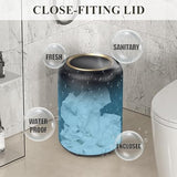 onlcuk Motion Sensor Bathroom Trash Can with Lid, 3 Gallon