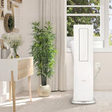 Hisense 8,000 BTU Portable Inverter Air Conditioner with Dehumidifier, Quiet Operation & Dual Hose Design, AC Heater Combo Unit for Room in White