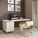 TRABVVIJSC L Shaped Desk Study Single Desktop Computer Desk