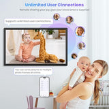 64GB 32" Large Digital Picture Frame, Uhale WiFi Electronic Photo Frames with 1920 x 1080 FHD IPS Screen