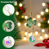 6 Pcs Shamrock Ornaments St Patrick's Day Tree Hanging Decor