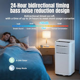 AKIRES 10000 BTU Portable Air Conditioners,3-IN-1 Portable AC Unit With Fan & Dehumidifier,Remote Control,24H Timer,Sleep Modes,Cools Room Up To 450 sq.ft