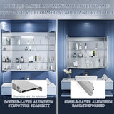 ExBrite 36" x 36" Lighted Medicine Cabinet with Mirror