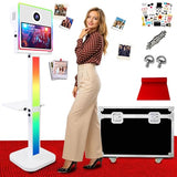 VANYA DSLR Photo Booth Machine,15.6 inch Touch Screen Mirror Photo Booth Instant Print