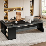 Tribesigns 78" L-Shaped Executive Desk, Large Modern Office Desk