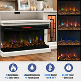75 Inch Electric Fireplace TV Stand
