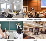 Lectern Podium Stand,Clear Podium Clear Podium Stand, Portable Schools Church Office with Wide Reading Countertop Surface