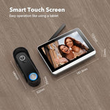 Video Doorbell Camera with Monitor Wireless Door Bell Phone Intercom System with 7" Touch Screen WiFi 1080P, Motion Detection