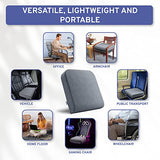 ComfySure Seat Cushion Extra Large - Firm Memory Foam Chair Pad for Recliner, Wheelchair, Office Chair, Stadium 19”x17”x3”
