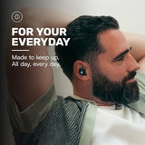 Everyday Classic Bluetooth Wireless Earbuds + Microphone with Active Noise Canceling