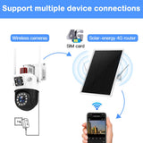 LCLCTEK® Solar Powered 4G LTE Modem Router Up to150-Feet, Outdoor Wireless Router,Mobile Hotspot 2.4GHz Wi-Fi 150Mpbs,2-External Antenna,Modem for Any Operator,Trial Plan Or Insert Sim Card