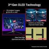 ASUS ROG PG32UCDP 32 Inch 4K 240Hz OLED Gaming Monitor