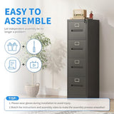 Office Furniture for Organization Hanging Files for A4/ Legal/Letter, Heavy Duty Storage Cabinet