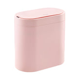 Bathroom Trash Can with Lid 2 Gallon Slim Motion Sensor Garbage Can Narrow Automatic Plastic