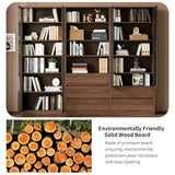 Luxury Large Executive File Cabinet and Bookcase, Sturdy Storage Cabinet