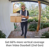 Battery Doorbell, Head-to-Toe Video, Live View with Two-Way Talk, and Motion Detection & Alerts (2024 release), Venetian Bronze Ring