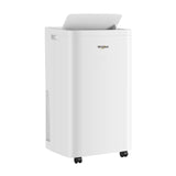 Whirlpool 14,000 BTU Portable Air Conditioner with Heater and Dehumidifier for Living Room, Apartment, or Bedroom, 115V, Portable AC for Rooms up to 700 Square Feet with Remote, 3 Speeds, Timer, White