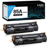 AOLIBE 85A CE285A Compatible Black Toner Cartridge Replacement for HP CE285A 85A Toner Cartridge, Use for P1102w P1102 P1109W M1217nfw M1212 M1212nf M1217 Printers, 2-Pack