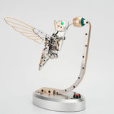 3D Metal Puzzle for Adults, Mechanical Hummingbird Metal Model Building Kit, DIY Assembly Dynamic Bionic Bird 3D Puzzle Jigsaw Animal Brain Teaser Decor Gift, Semi-Finished
