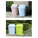 Outdoor Trash Cans Bins 17.1Gallons Large Capacity Top Swing Cover Trash Canr Outdoor School Hotel Kitchens