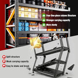 4 Set 5000LBS Heavy Duty Storage Shelves, Adjustable Garage Shelving Unit