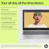 HP Notebook 15.6 FHD Laptop Computer, 8GB RAM, 256GB SSD, Intel N100 CPU