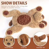 24"|4.5lb Weighted Stuffed Animal for Kids & Adults, Microwavable Dog Plush